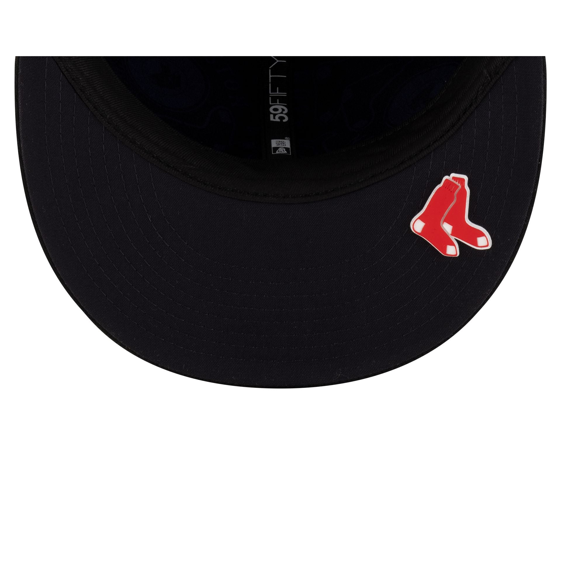 Boston Red Sox 2025 Clubhouse Black 59FIFTY Fitted Hat