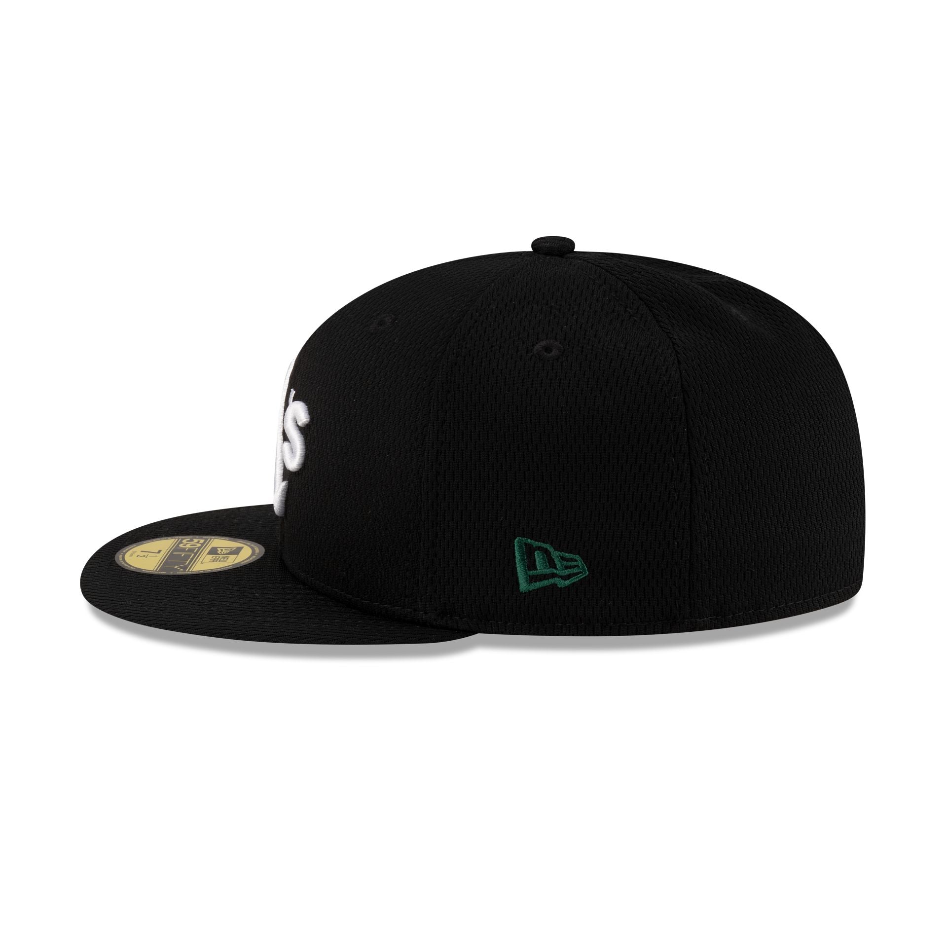 Athletics 2025 Clubhouse Black 59FIFTY Fitted Hat