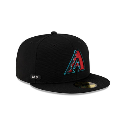 Arizona Diamondbacks 2025 Clubhouse Black 59FIFTY Fitted Hat