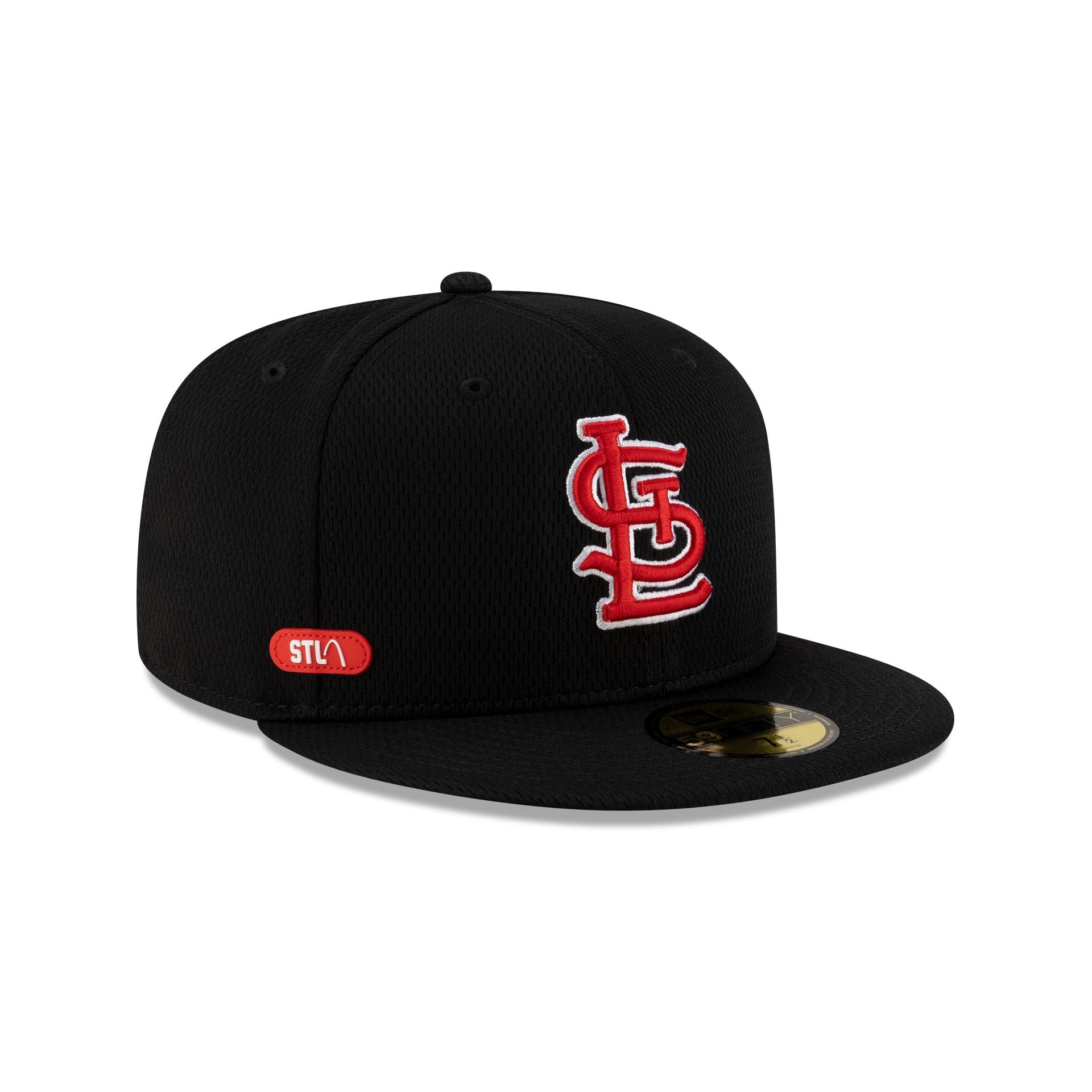 St. Louis Cardinals 2025 Clubhouse Black 59FIFTY Fitted Hat