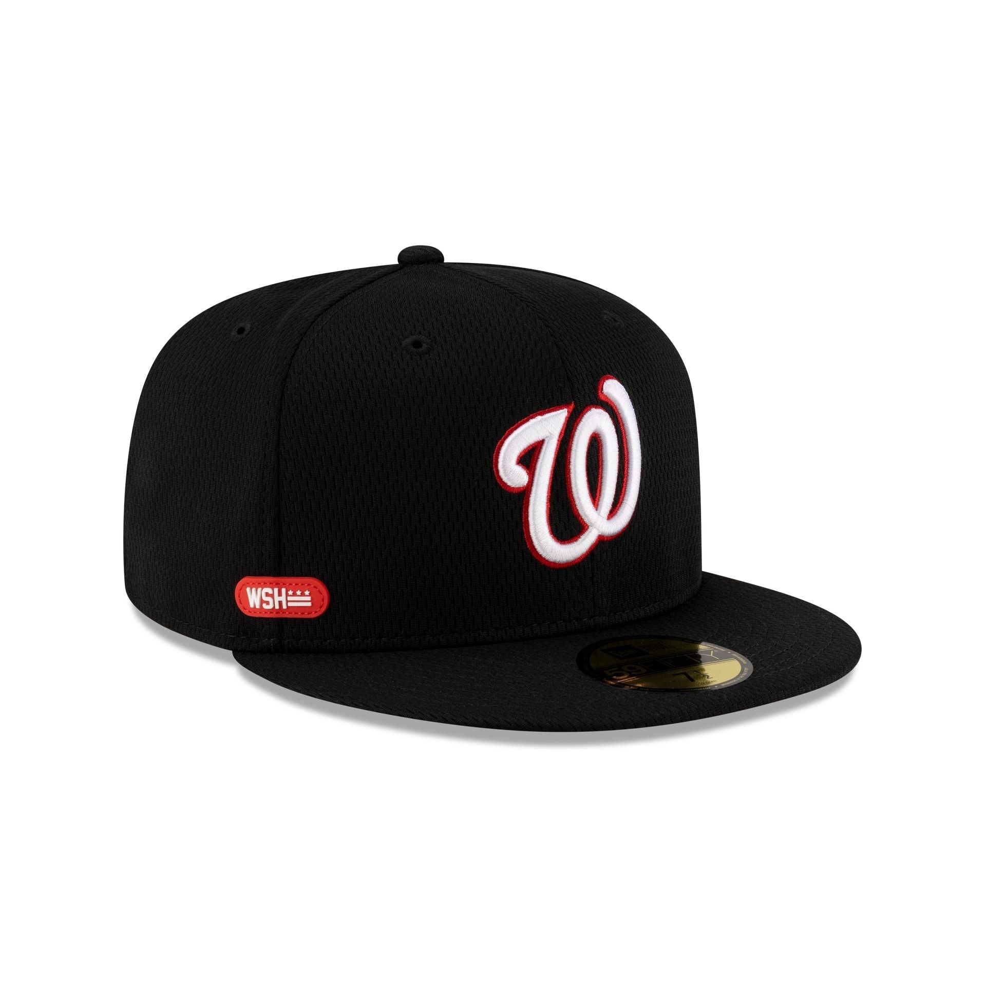 Washington Nationals 2025 Clubhouse Black 59FIFTY Fitted Hat