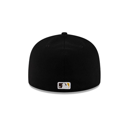 San Diego Padres 2025 Clubhouse Black 59FIFTY Fitted Hat