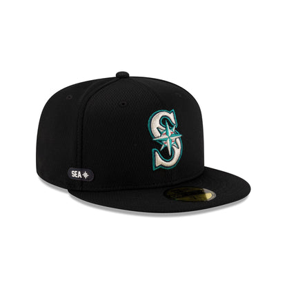 Seattle Mariners 2025 Clubhouse Black 59FIFTY Fitted Hat