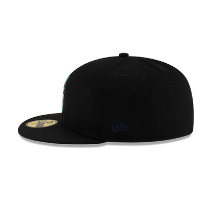 Seattle Mariners 2025 Clubhouse Black 59FIFTY Fitted Hat