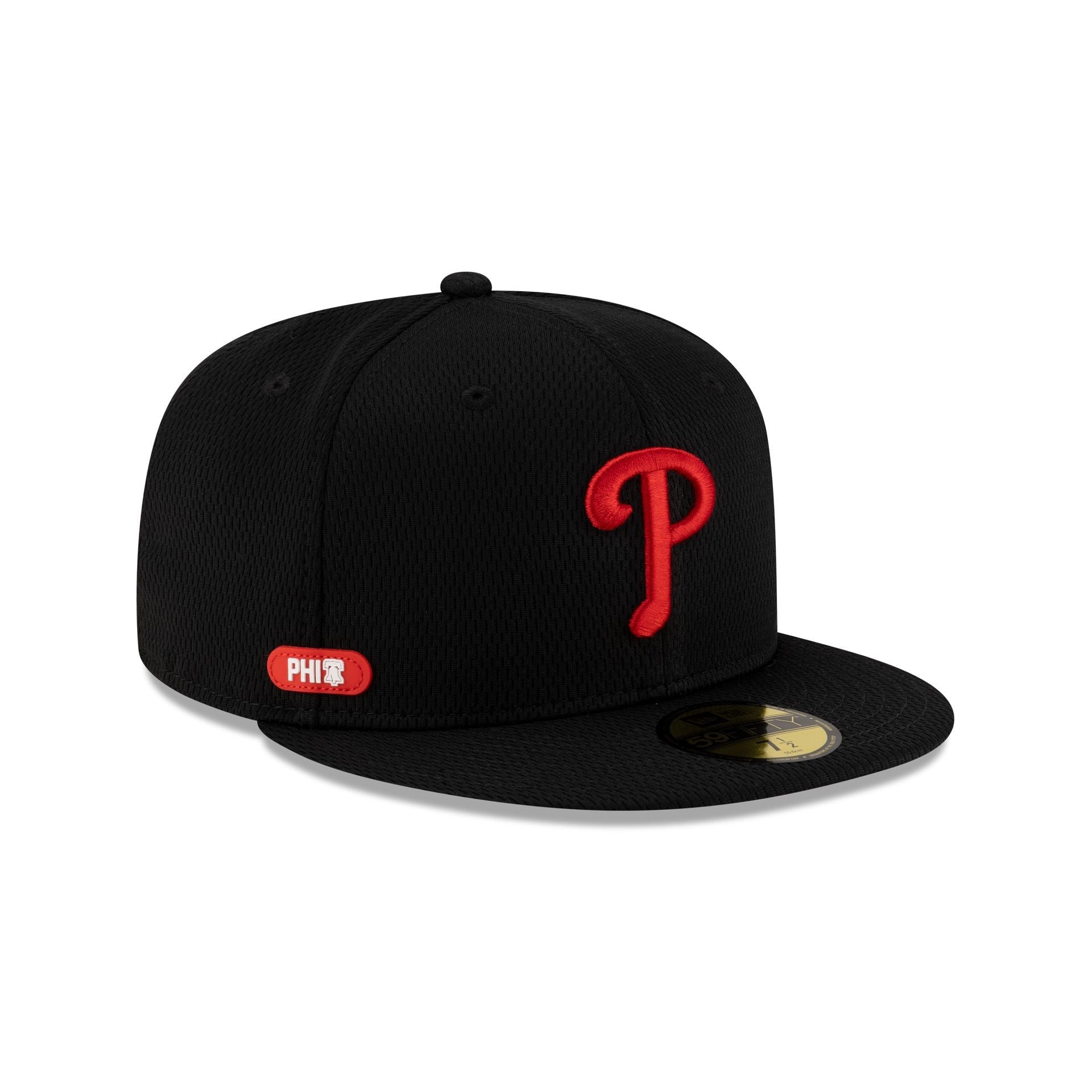 Philadelphia Phillies 2025 Clubhouse Black 59FIFTY Fitted Hat