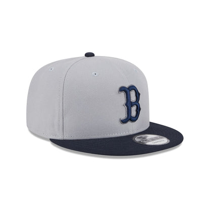 Boston Red Sox 2025 Batting Practice Gray 9FIFTY Snapback Hat