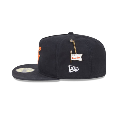 Baltimore Orioles Championship Side Flag 59FIFTY A-Frame Fitted Hat