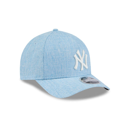New York Yankees Cotton Weaver Blue 9FORTY M-Crown A-Frame Snapback Hat