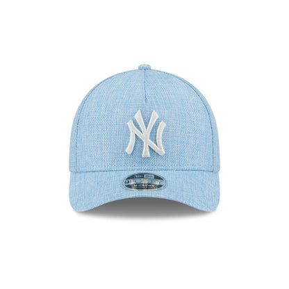 New York Yankees Cotton Weaver Blue 9FORTY M-Crown A-Frame Snapback Hat