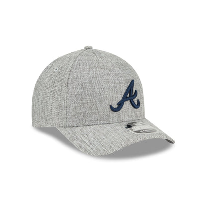 Atlanta Braves Cotton Weave Gray 9FORTY M-Crown A-Frame Snapback Hat