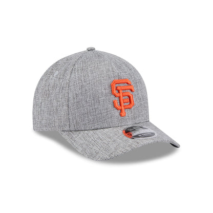 San Francisco Giants Cotton Weave Gray 9FORTY M-Crown A-Frame Snapback Hat