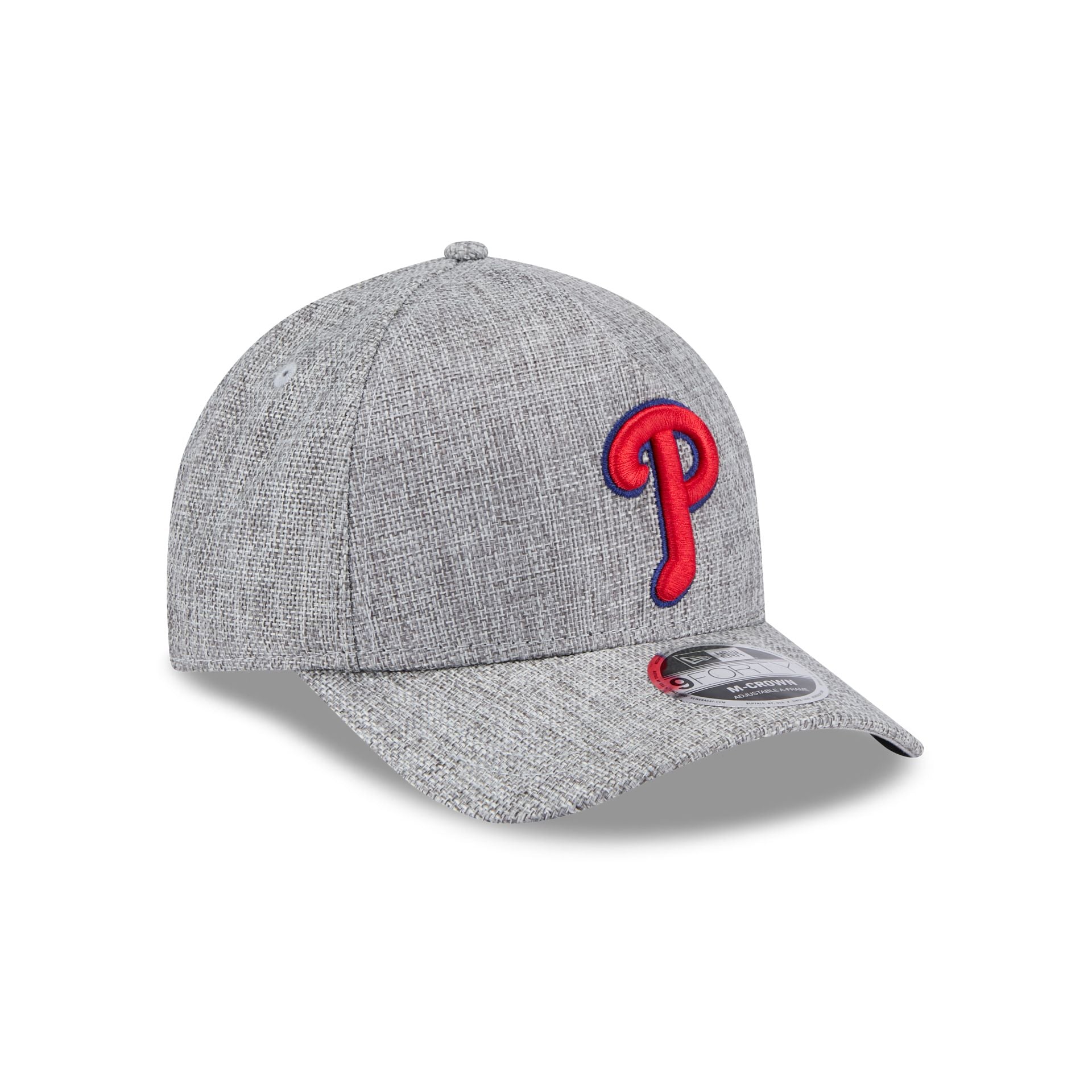 Philadelphia Phillies Cotton Weave Gray 9FORTY M-Crown A-Frame Snapback Hat