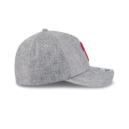 Philadelphia Phillies Cotton Weave Gray 9FORTY M-Crown A-Frame Snapback Hat