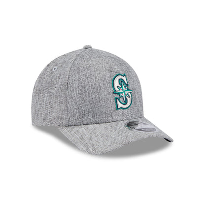 Seattle Mariners Cotton Weave Gray 9FORTY M-Crown A-Frame Snapback Hat