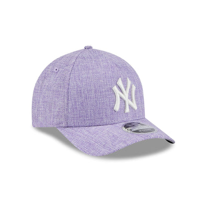 New York Yankees Cotton Weave Purple 9FORTY M-Crown A-Frame Snapback Hat