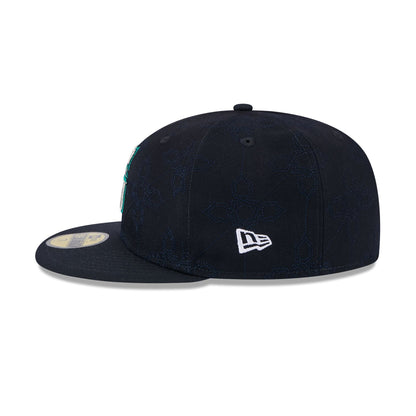 Seattle Mariners Color Pattern 59FIFTY Fitted Hat