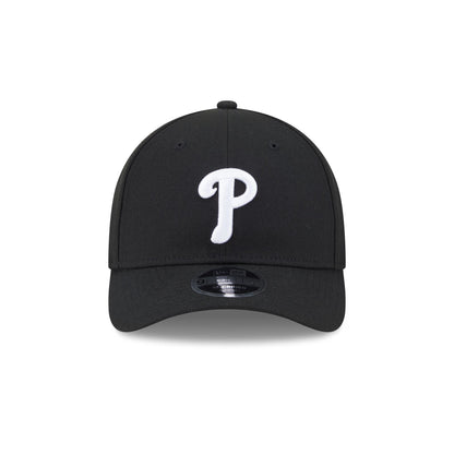 Philadelphia Phillies Black Authentic Collection 9FORTY M-Crown Snapback Hat