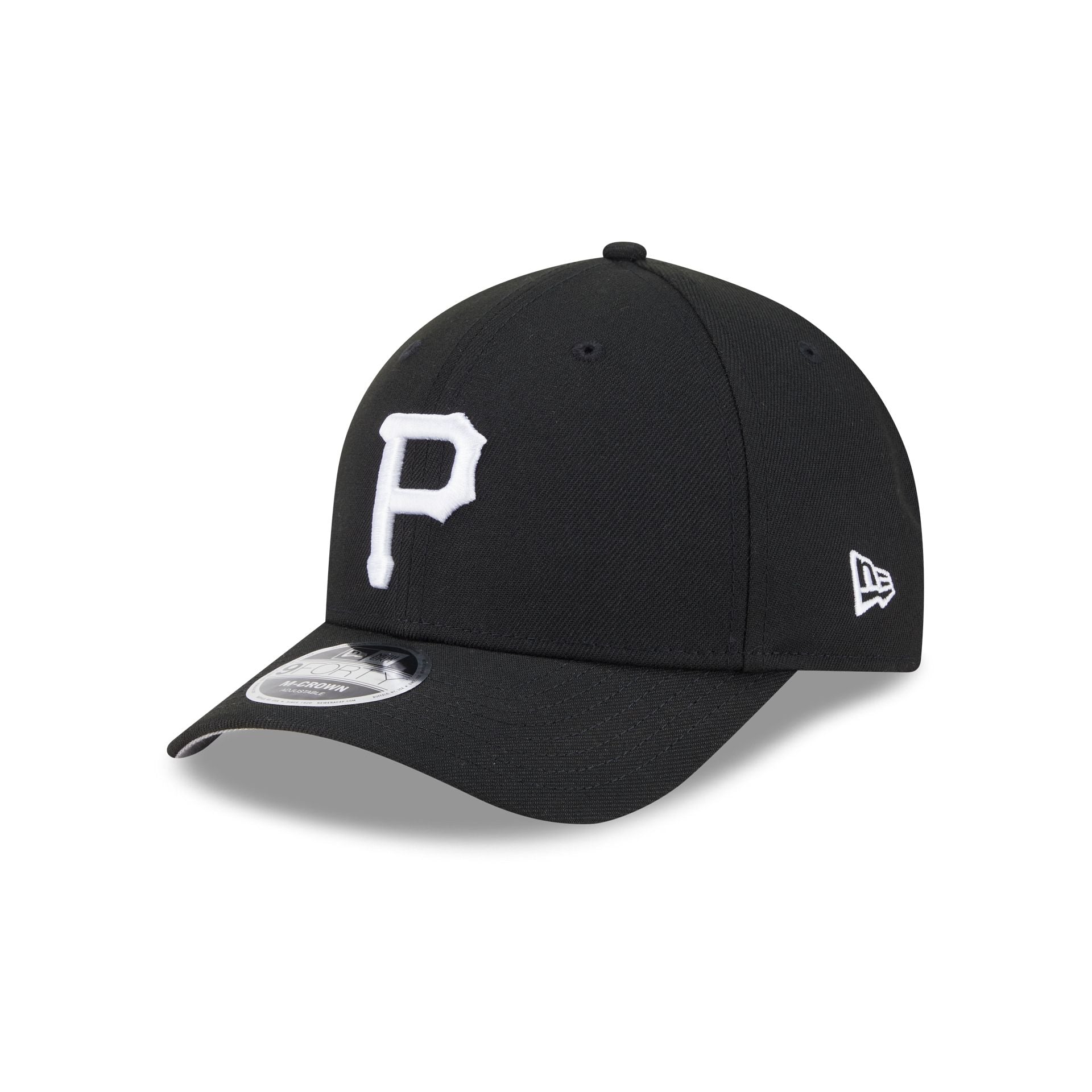 Pittsburgh Pirates Black Authentic Collection 9FORTY M-Crown Snapback Hat