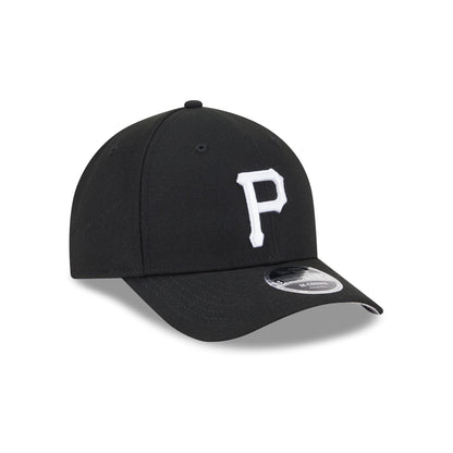Pittsburgh Pirates Black Authentic Collection 9FORTY M-Crown Snapback Hat