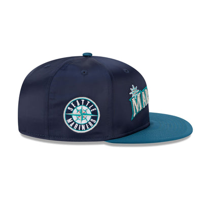 Seattle Mariners Satin Pin 9FIFTY Snapback Hat