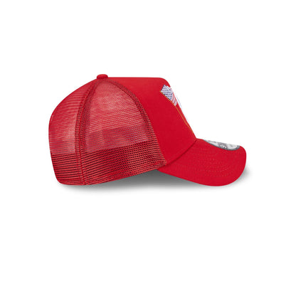 Philadelphia Phillies State Stitch 9FORTY A-Frame Trucker Hat