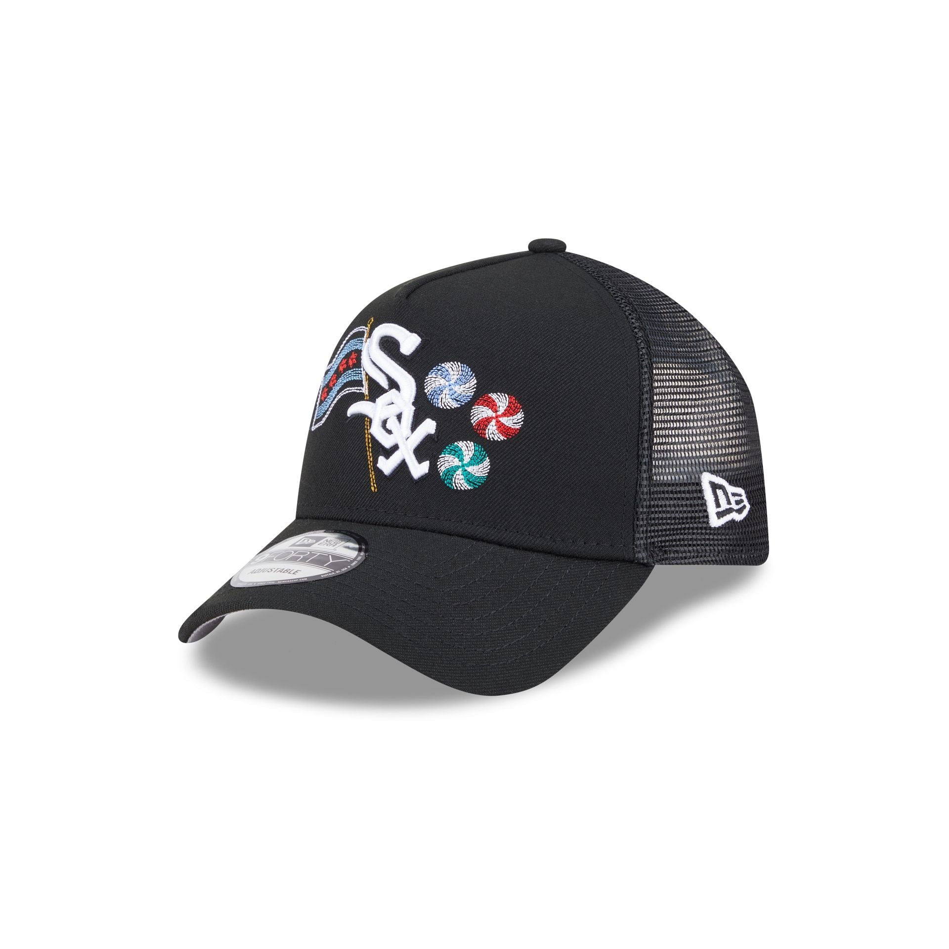 Chicago White Sox State Stitch 9FORTY A-Frame Trucker Hat