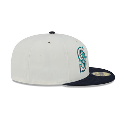 Seattle Mariners Ken Griffey Jr. Chrome White 59FIFTY Fitted Hat