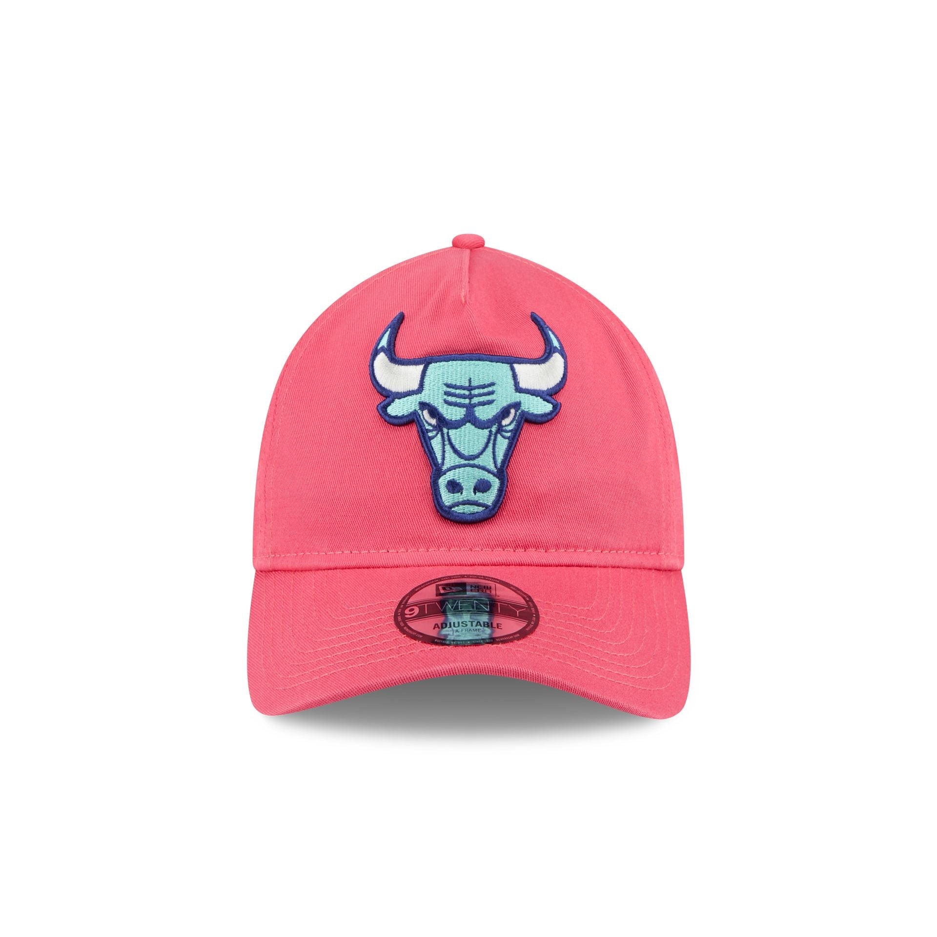 Chicago Bulls Coral 9TWENTY A-Frame Adjustable Hat