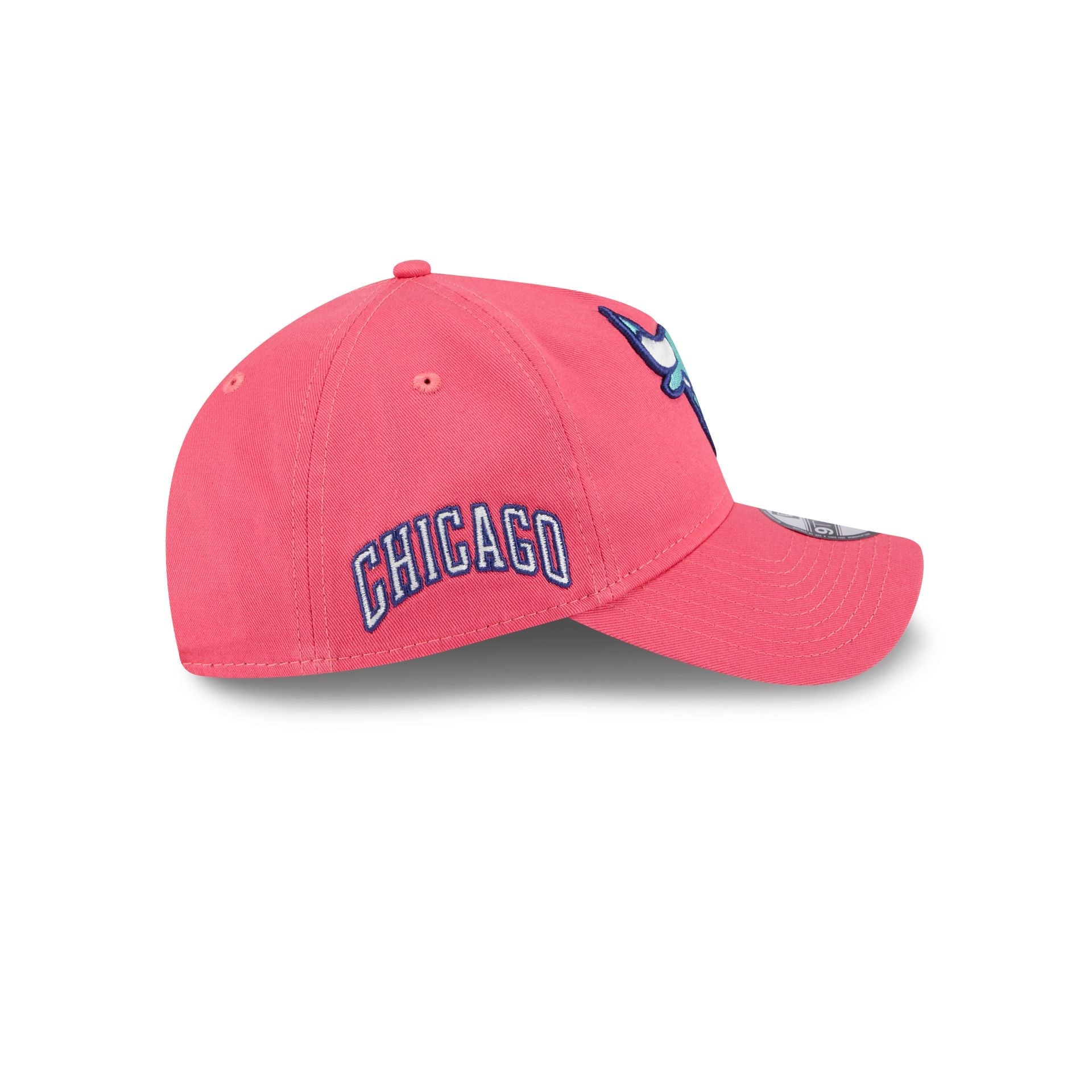 Chicago Bulls Coral 9TWENTY A-Frame Adjustable Hat