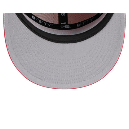 New York Yankees Coral Split Panel 9FIFTY Snapback Hat