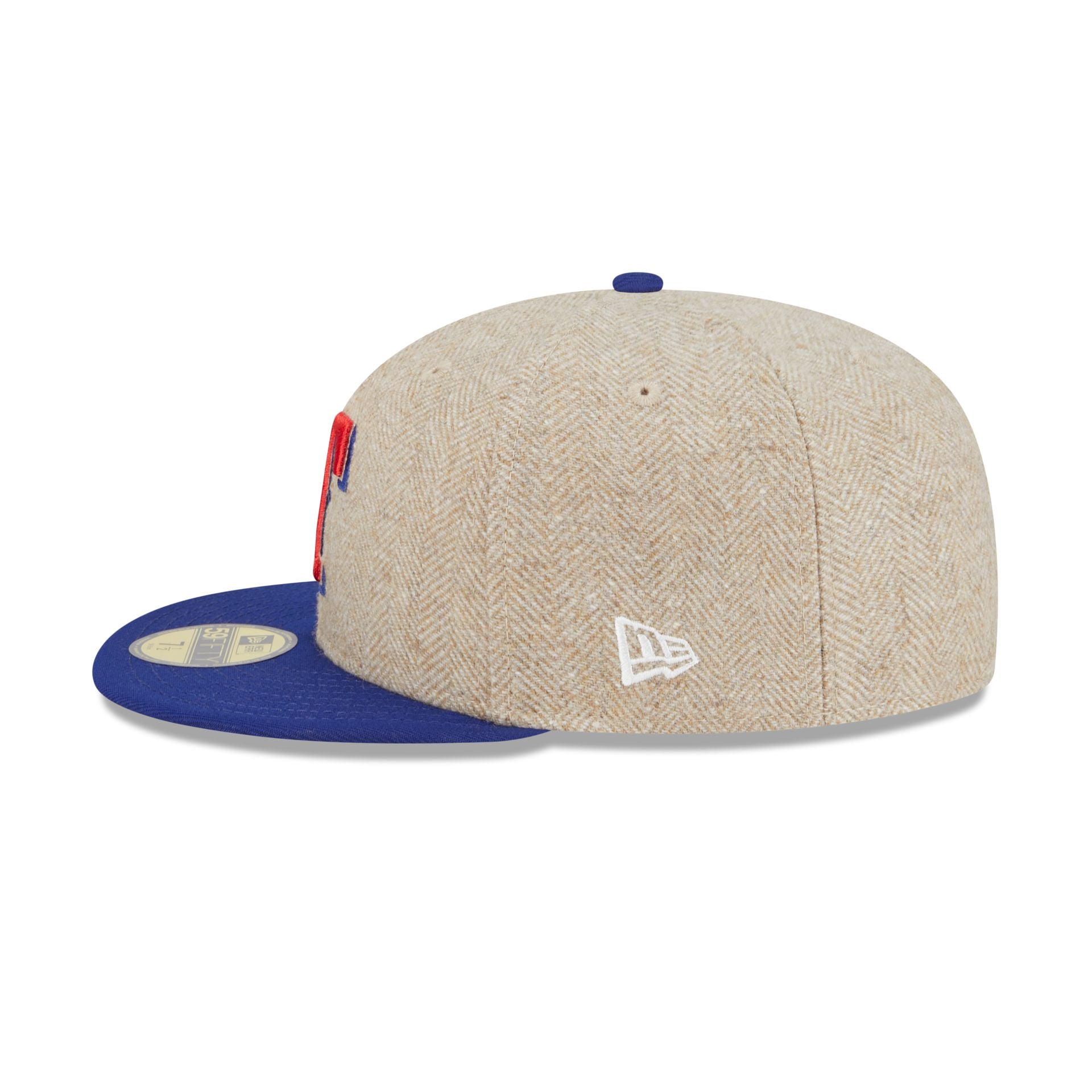 Texas Rangers Herringbone Moon 59FIFTY Fitted Hat