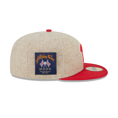 Philadelphia Phillies Herringbone Moon 59FIFTY Fitted Hat
