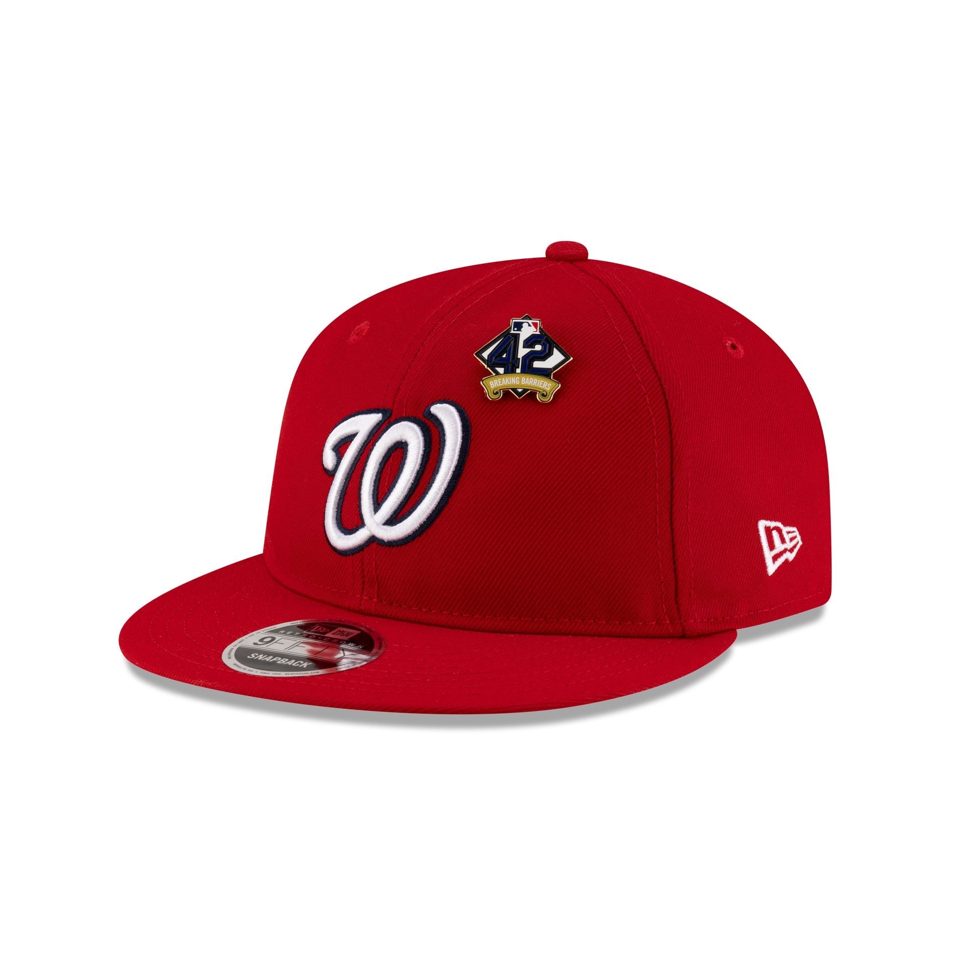 Washington Nationals Jackie Robinson Day 2025 Retro Crown 9FIFTY Snapback Hat