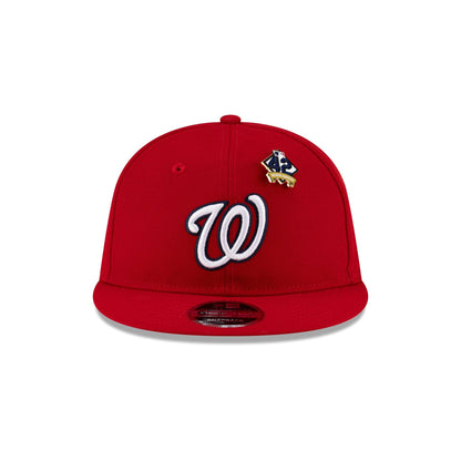 Washington Nationals Jackie Robinson Day 2025 Retro Crown 9FIFTY Snapback Hat