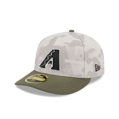 Arizona Diamondbacks Armed Forces Day 2025 Low Profile 59FIFTY Fitted Hat