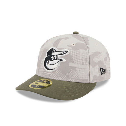 Baltimore Orioles Armed Forces Day 2025 Low Profile 59FIFTY Fitted Hat