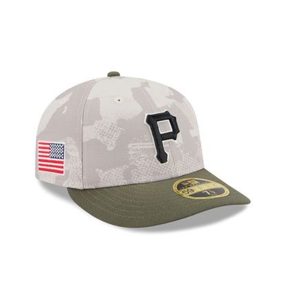 Pittsburgh Pirates Armed Forces Day 2025 Low Profile 59FIFTY Fitted Hat