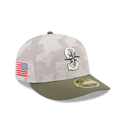 Seattle Mariners Armed Forces Day 2025 Low Profile 59FIFTY Fitted Hat