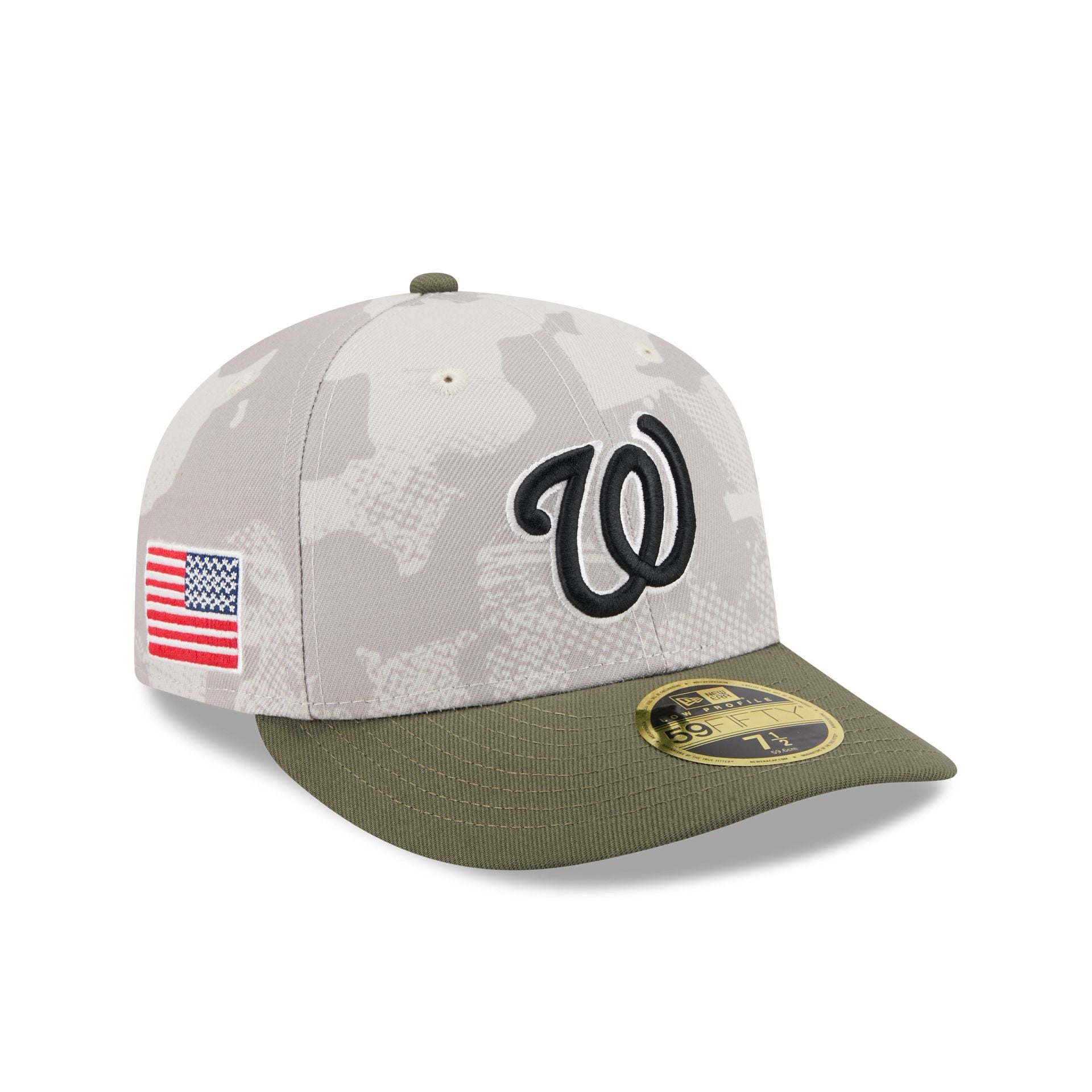 Washington Nationals Armed Forces Day 2025 Low Profile 59FIFTY Fitted Hat