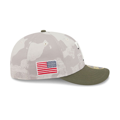 Texas Rangers Armed Forces Day 2025 Low Profile 59FIFTY Fitted Hat