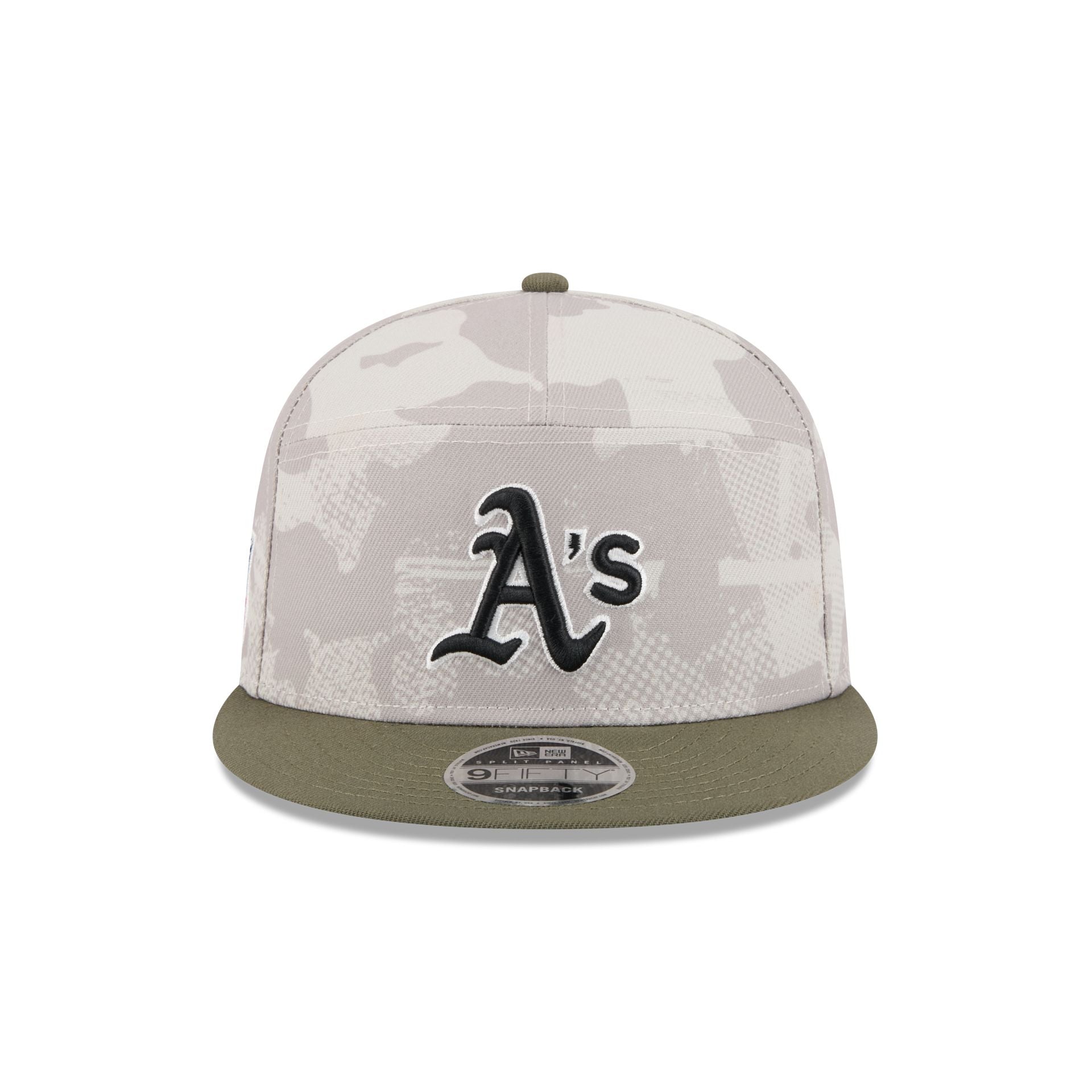 Athletics Armed Forces Day 2025 Split Panel 9FIFTY Snapback Hat