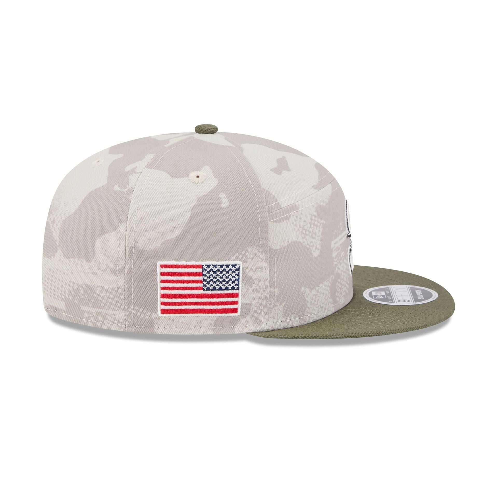 Seattle Mariners Armed Forces Day 2025 Split Panel 9FIFTY Snapback Hat