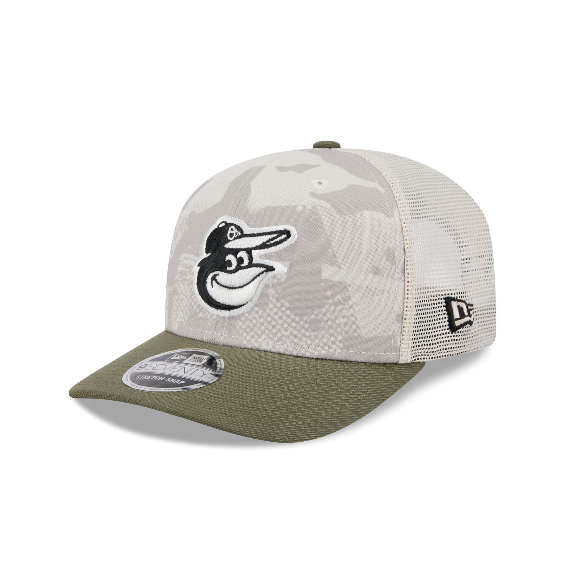 Baltimore Orioles Armed Forces Day 2025 9SEVENTY Trucker Hat