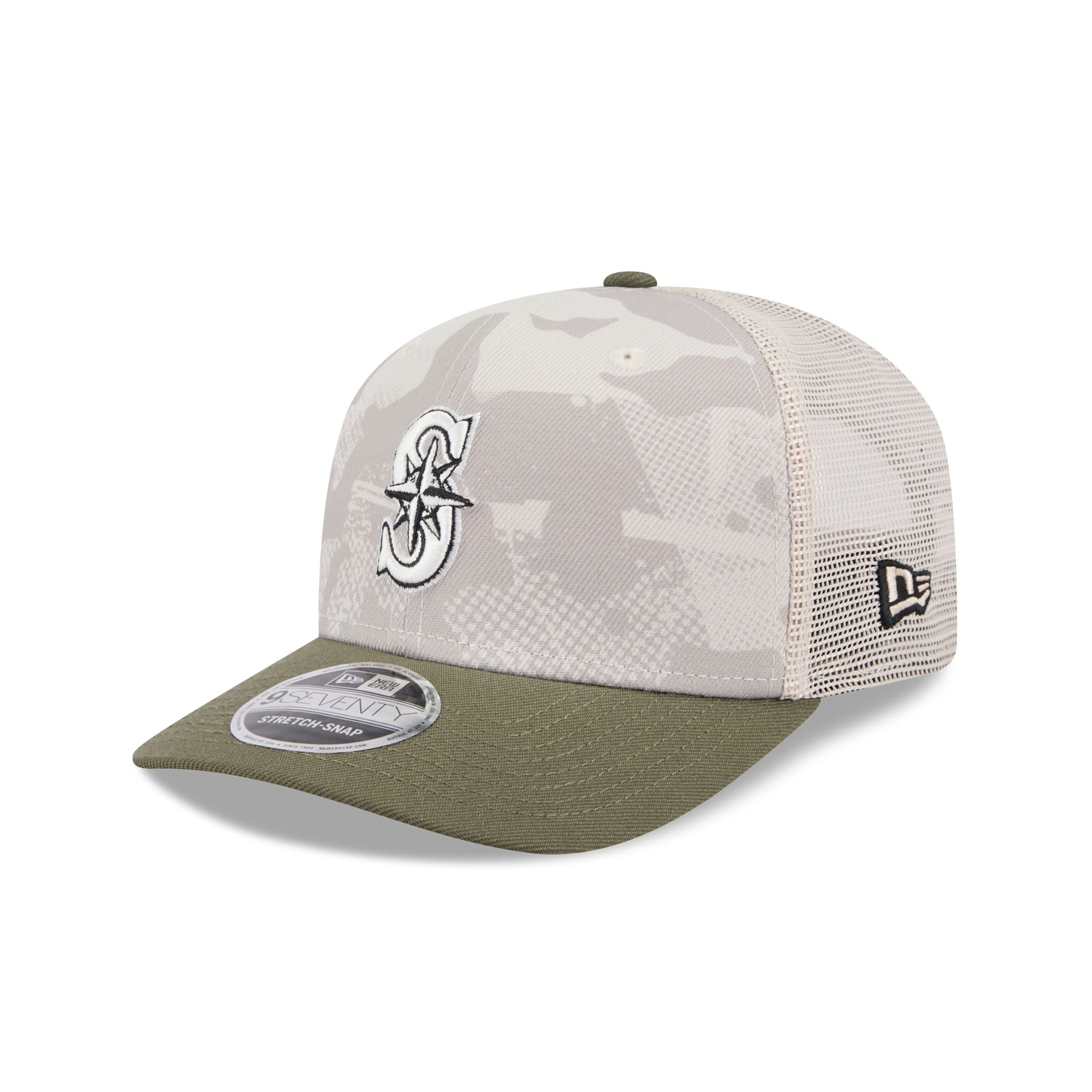 Seattle Mariners Armed Forces Day 2025 9SEVENTY Trucker Hat