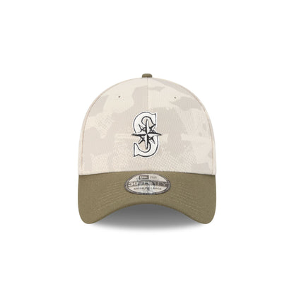 Seattle Mariners Armed Forces Day 2025 39THIRTY Stretch Fit Hat