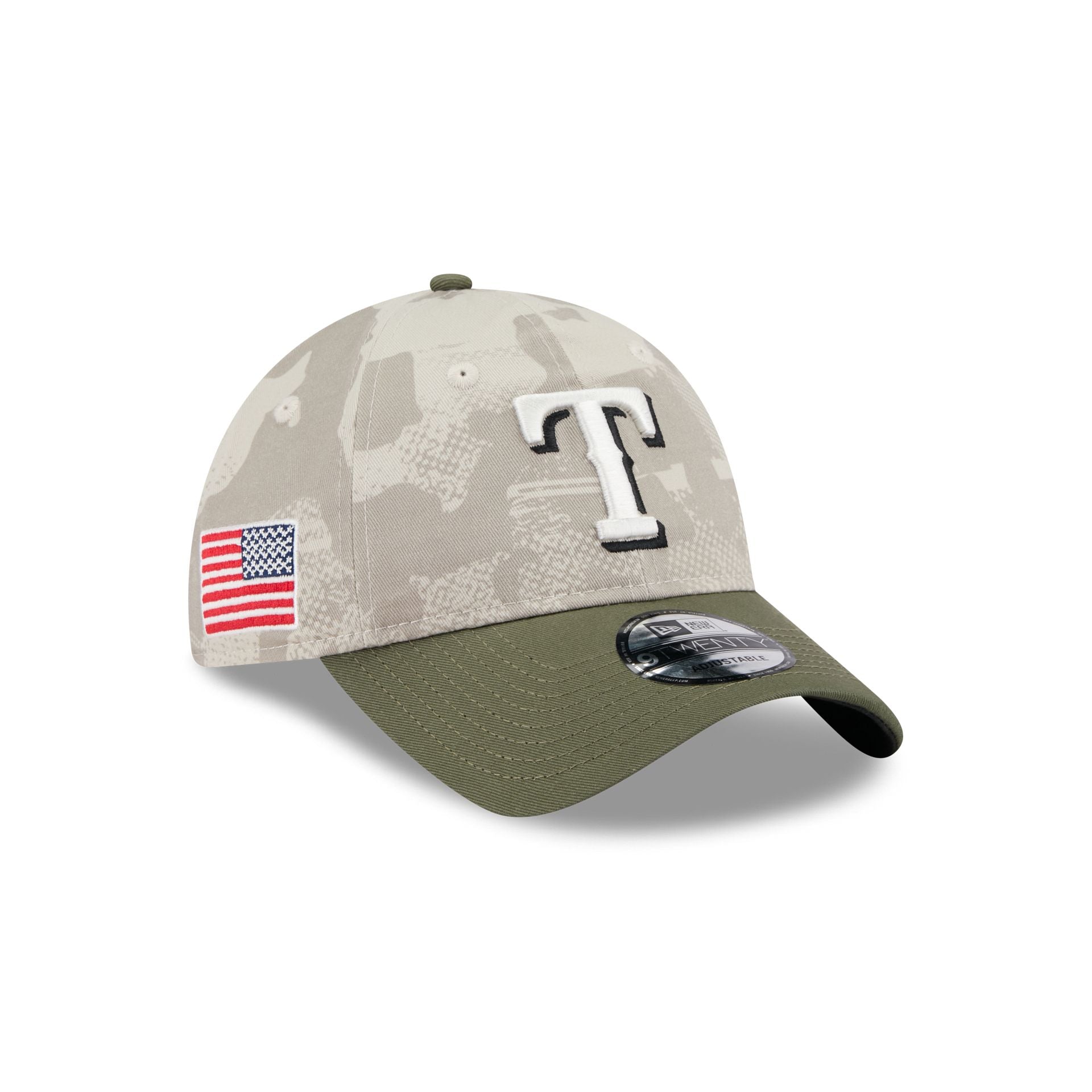 Texas Rangers Armed Forces Day 2025 9TWENTY Adjustable Hat
