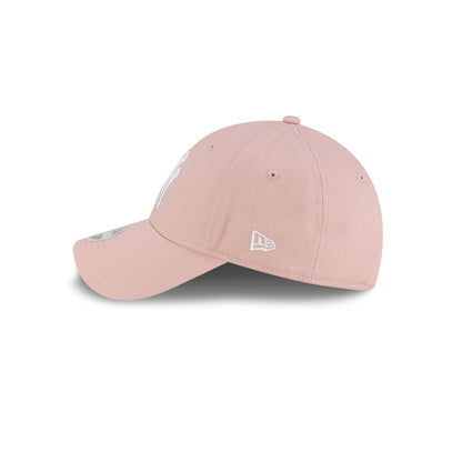 New York Yankees Beaded Floral Pastel Pink Women's 9FORTY Adjustable Hat