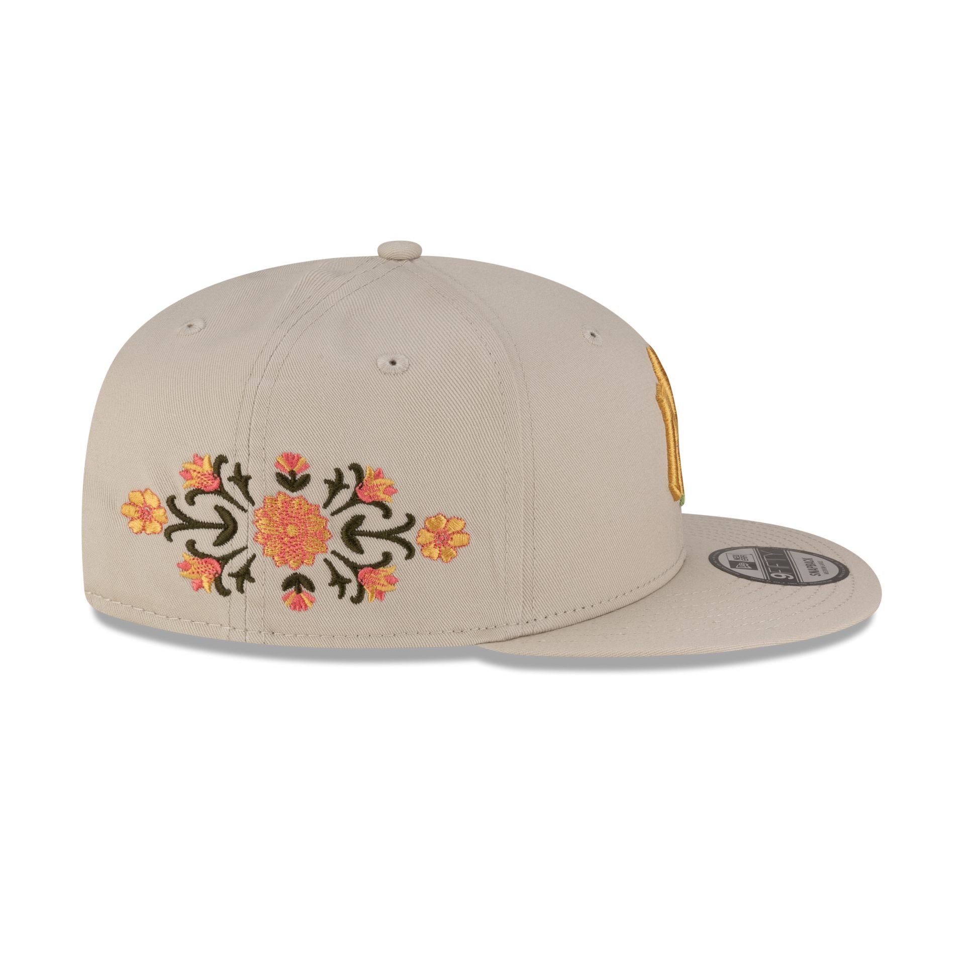 New York Yankees Floral Ivory 9FIFTY Snapback Hat