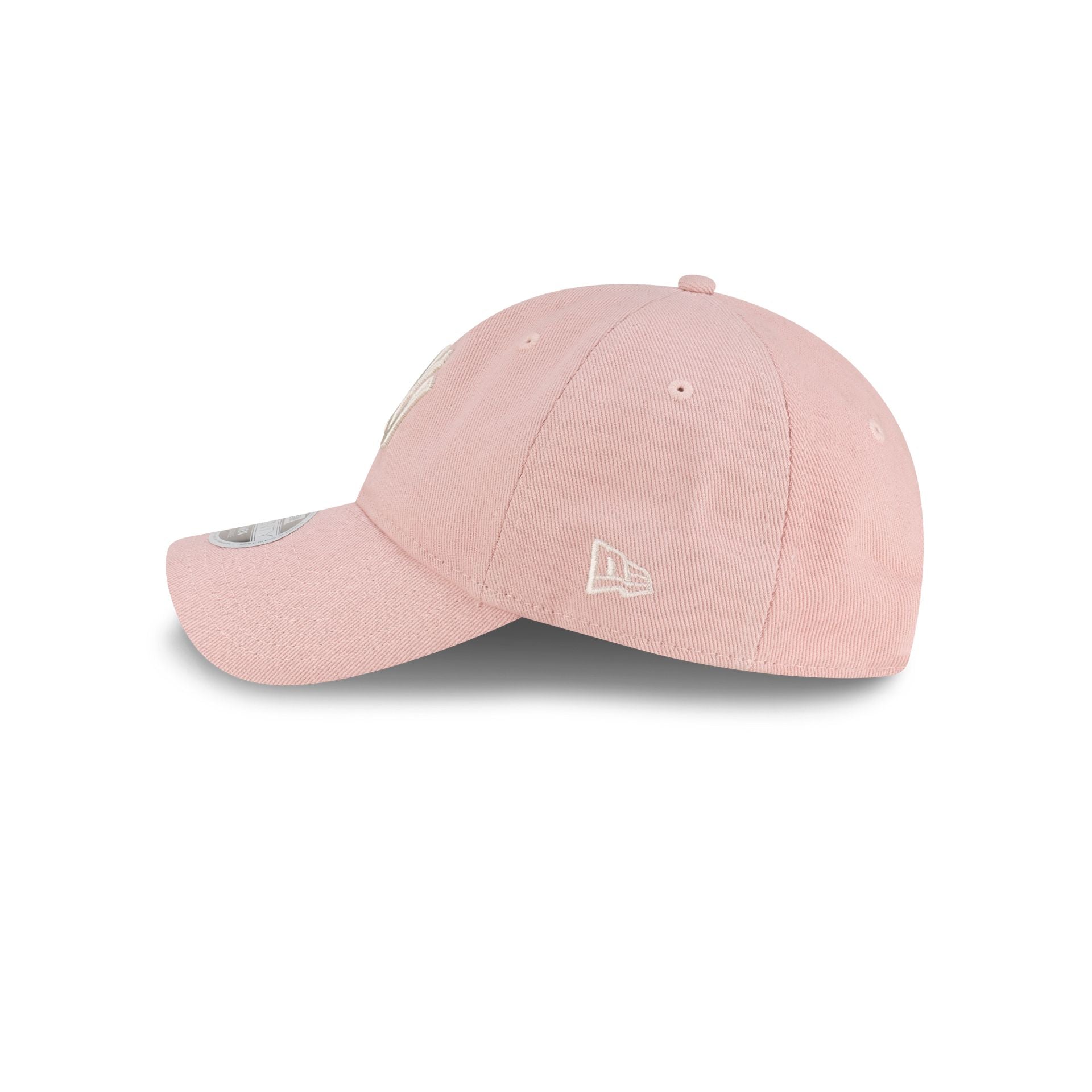 New York Yankees Dye Denim Pastel Pink Women's 9TWENTY Adjustable Hat