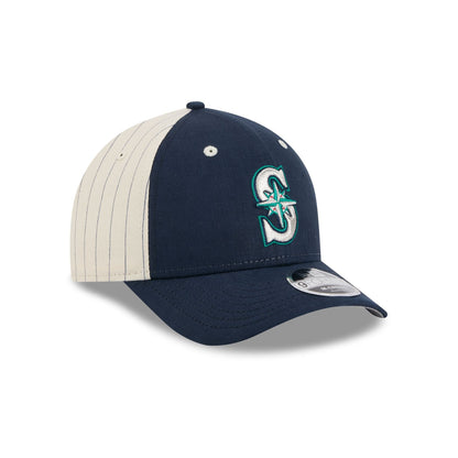 Seattle Mariners Linen 9FORTY M-Crown Snapback Hat